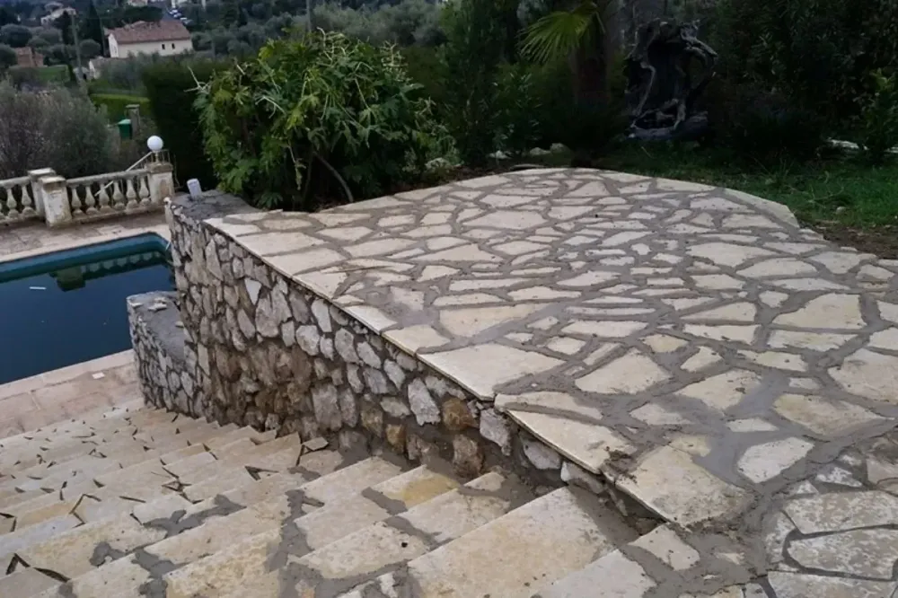 Terrassier près de Utelle